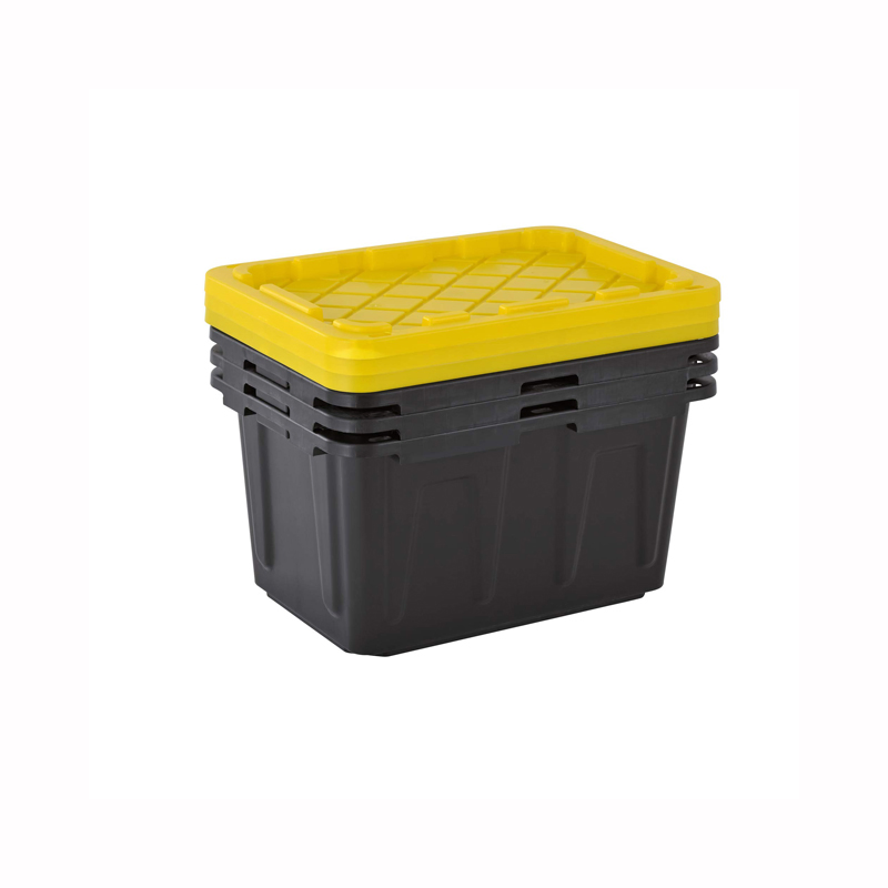Wholesale Goods 17-Gallon Thickened Lockable Plastic Storage Bins Household Items Tote Box