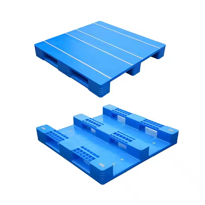 Mould Racking HDPE Recycle Material 1414 1400*1400*160mm Flat Surface Three Runner Logistics Pallet for Logistic Turnover