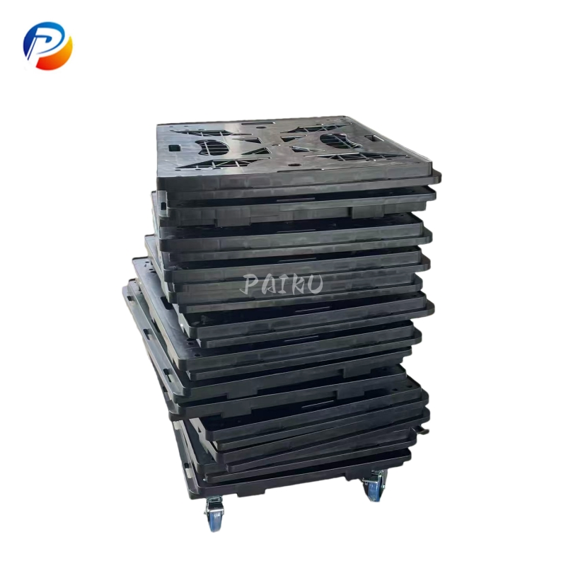 New PP Material 175kg/200kg Hand Platfrom Trolley Cart Lightweight for Warehouse Logistics Use