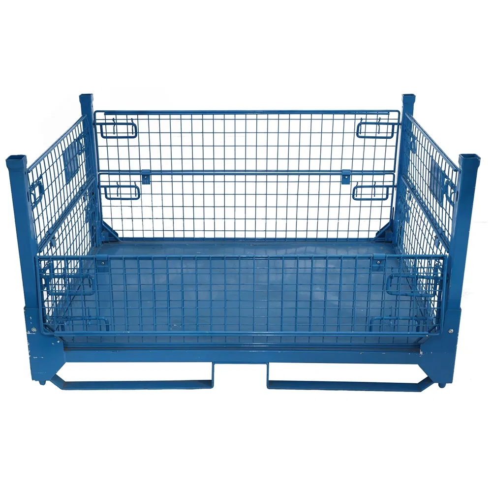 Durable Metal Storage Cage with Wheels for Easy Transport