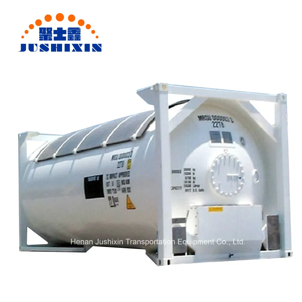 20feet T50 LPG/Chlorine/Refrigerant/Hydrogen Fluoride Anhydrous/Ammonia/Ethylene Oxide Gas ISO Portable Storage Cargo Bulk Tank Containers for Sale