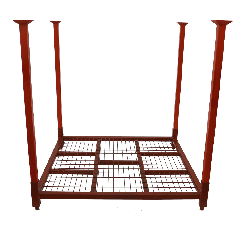 Mobile Steel Storage Racks with Galvanized Finish for Warehouse Transport