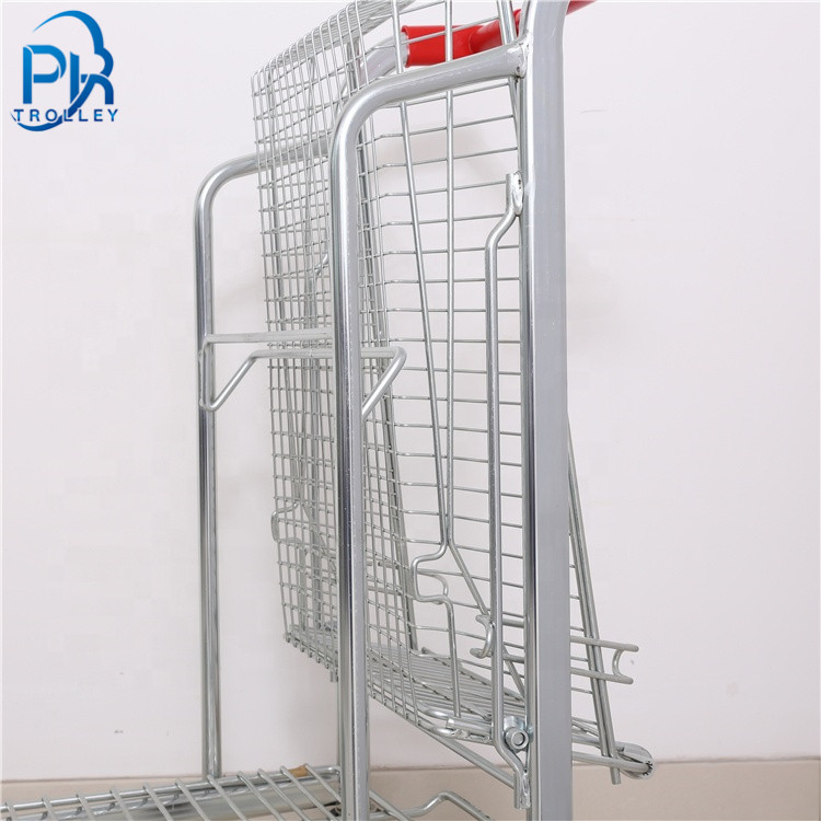 Metallic Heavy Duty Warehouse Order Shopping Picking Transport Trolley Discount