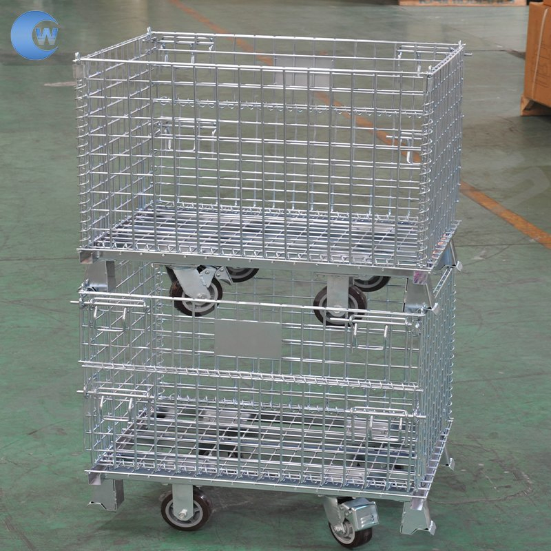Hot Sale Wire Cage Metal Bin Storage Container/Storage Cage