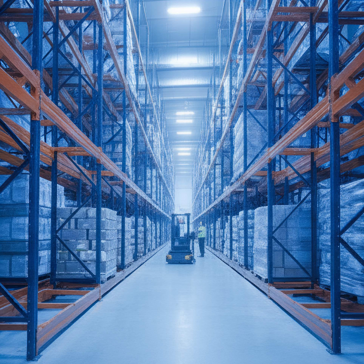 Customized Heavy-Duty Selective Pallet Rack for Metal Steel, Industrial Warehouse, Storage Heavy-Duty Customized