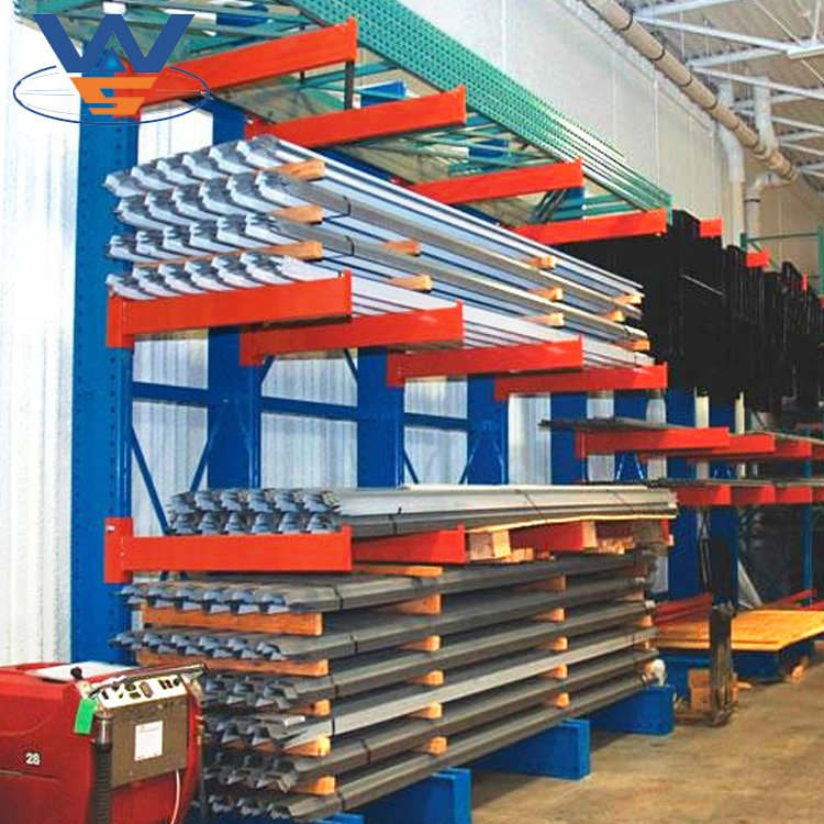 Heavy Duty Galvanized Cantilever Rack Steel Plate Pipe Storage Rack