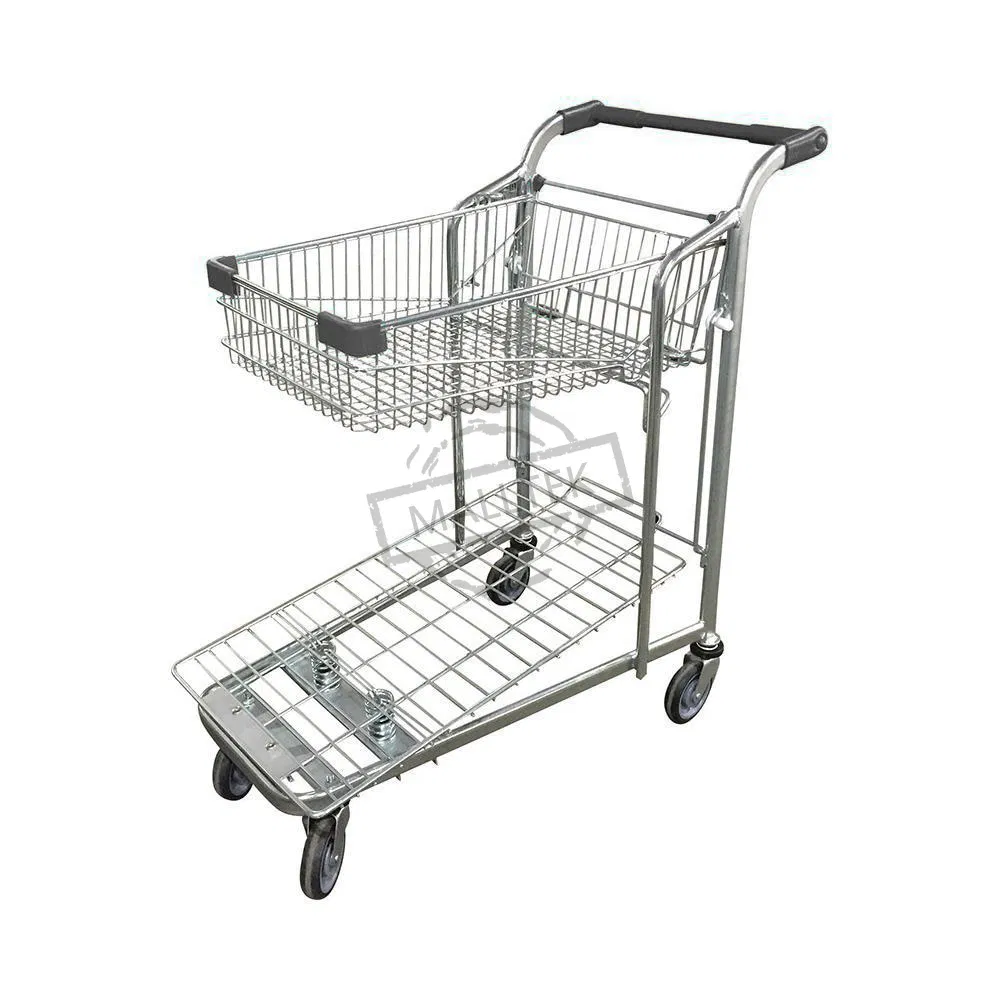 Durable Heavy Duty Metallic Steel Order Picking Trolley for Warehouse