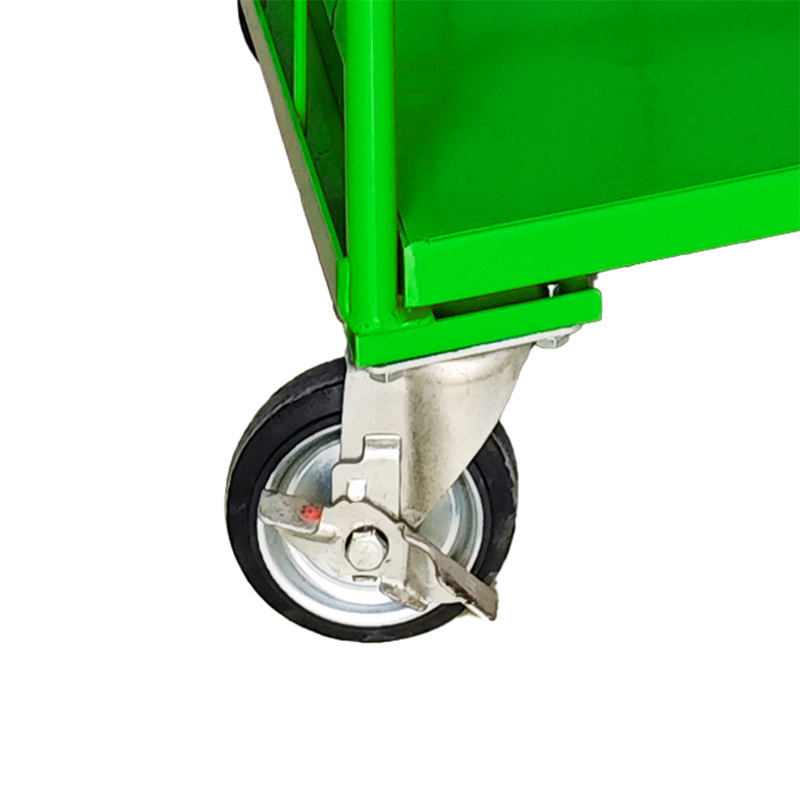 Roll Cage Container with Grid Rolling Tape Sorting Steel Trolley