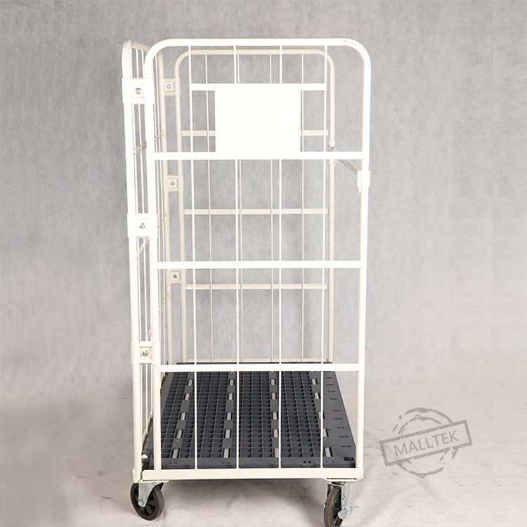 Galvanized Warehouse Handling Trolleys, Metal Cage Trolleys for Picking Goods.