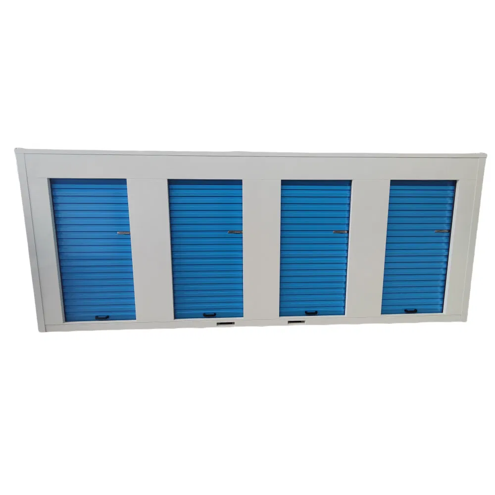 Rolling Doors Partition Collapsible Assemble Stackable Portable Foldable Container Self Storage Units