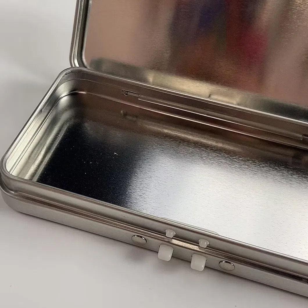 Iron Tin Case Flip Top