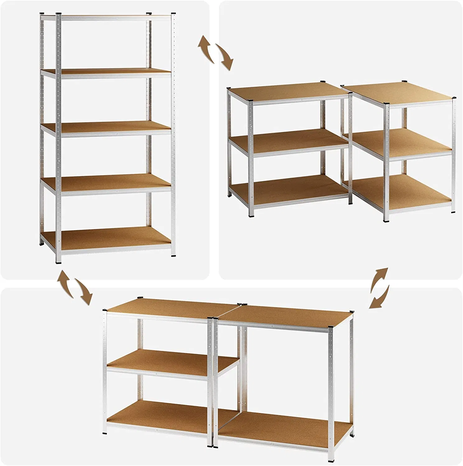 Metal Shelving Rack Warehouse Storage Shelf Unit for Industrial Organization