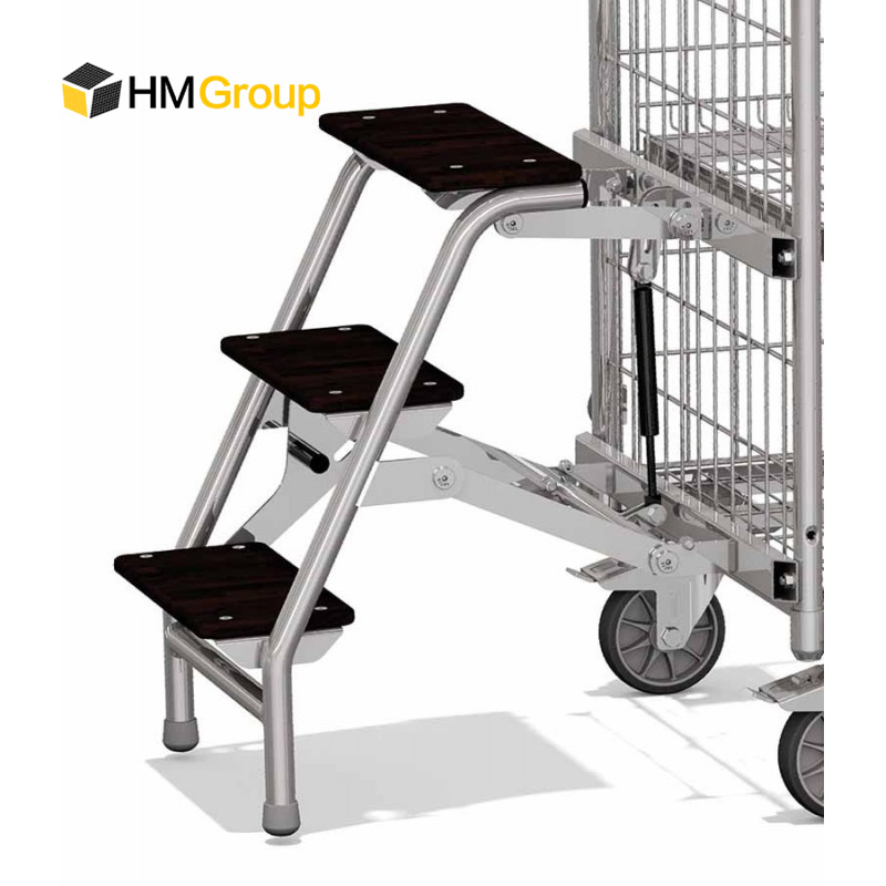 Customized Warehouse Logistic Picking Trolley with Four Wheels