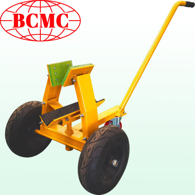 Bcmc 3 Wheels Locking Slab Freight Dolly Transport by Hand One Person Use