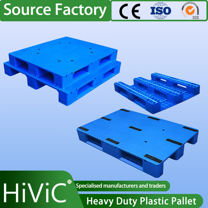 Warehouse Industrial Transportation Sale Recycled Stackable Logistic Rack Euro Material HDPE Double Faced Double Faced Cheap Rackable Heavy Duty Plastic Pallet
