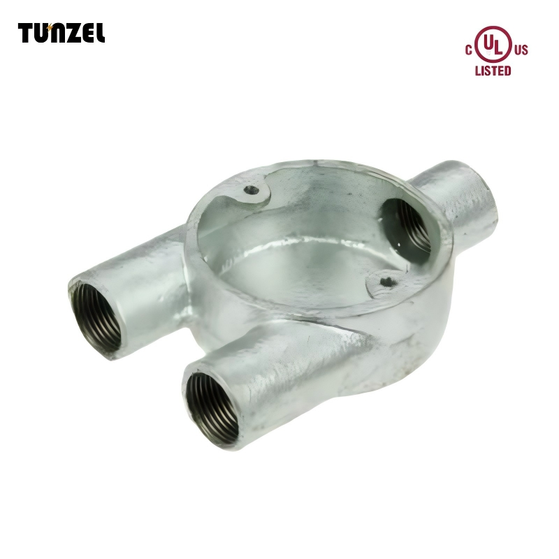 BS4568/BS 31 Y Way Circular Box Malleable Iron