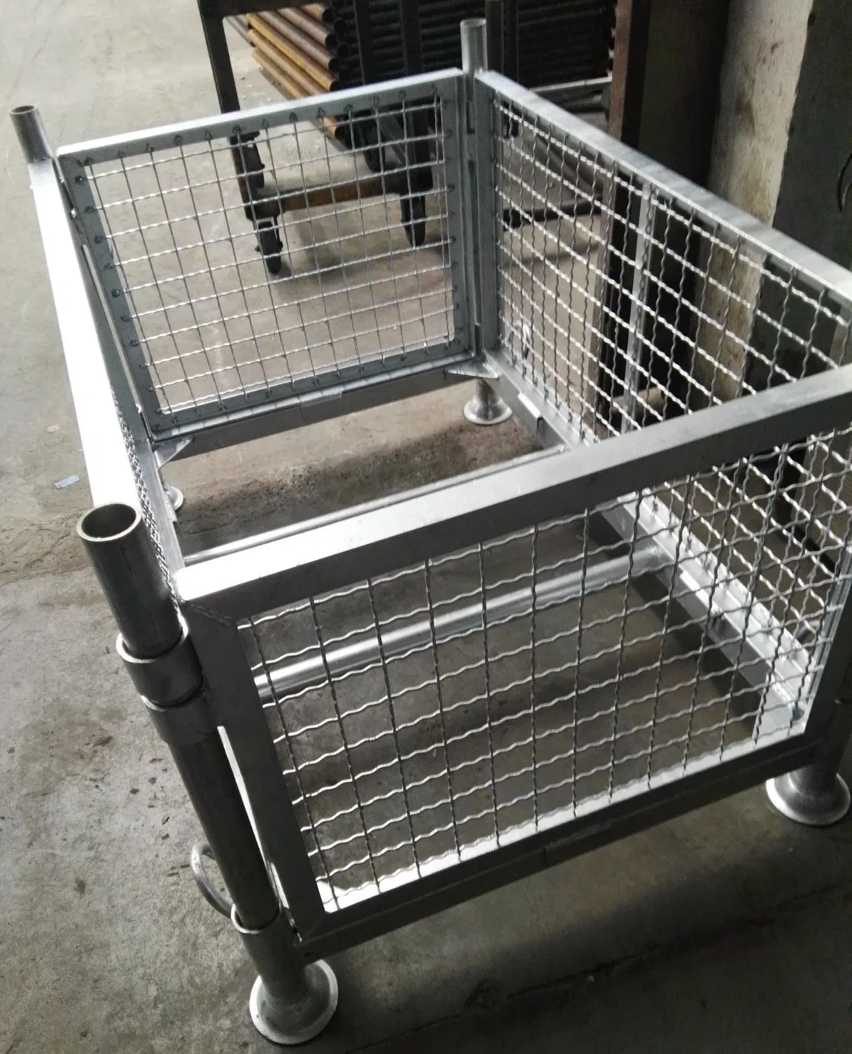 Steel Kwikstgae Scaffolding Steel Pallet Stillage Cage for Sale