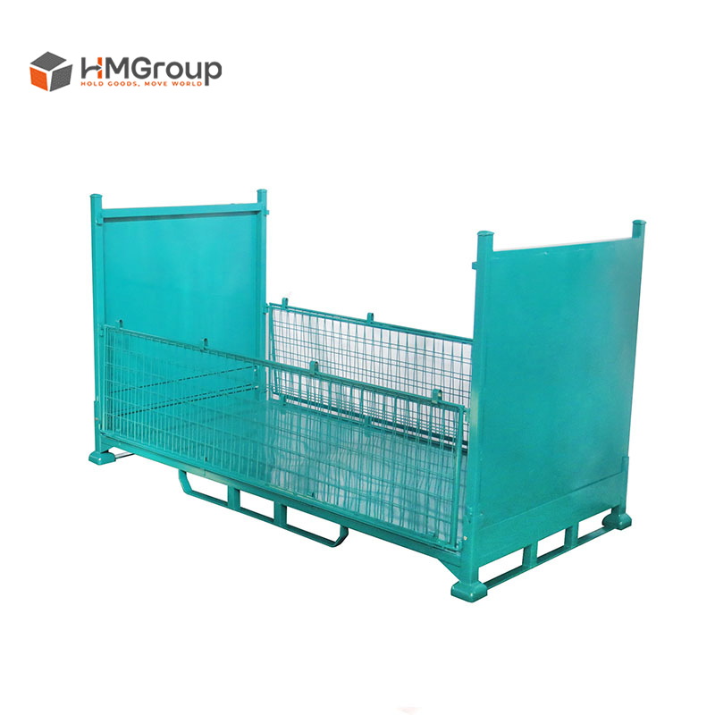 High Quality Heavy Duty Folding Steel Metal Welded Storage Stillage