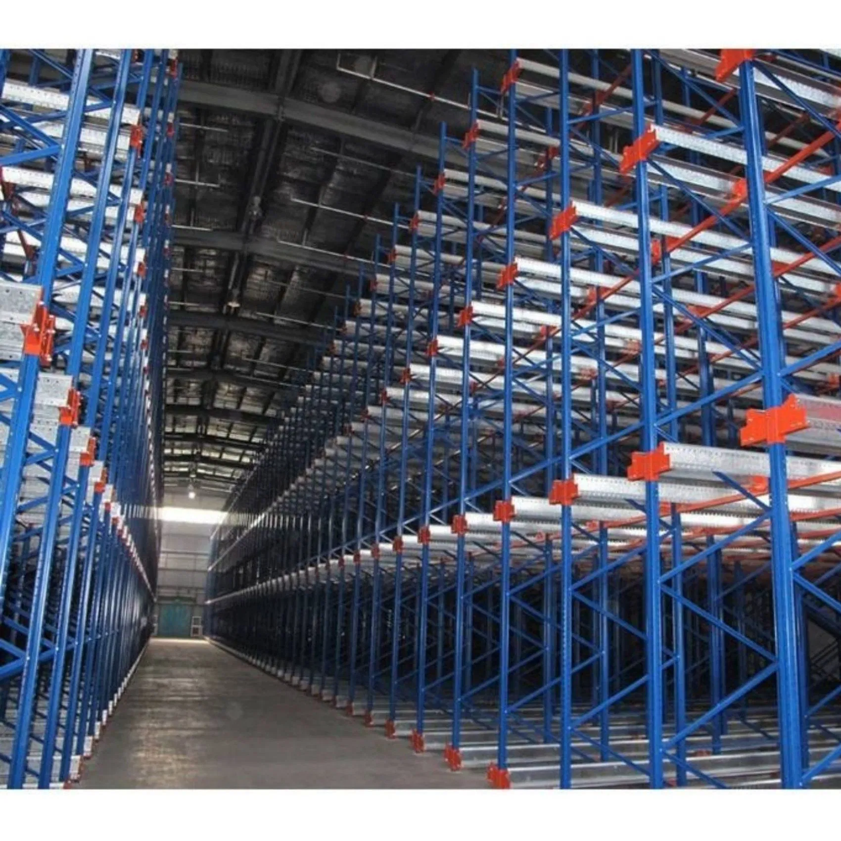 Powder Coated Steel Q235B Mobile Rust-Proof Shuttle Rack for Warehouse Storage Made in China