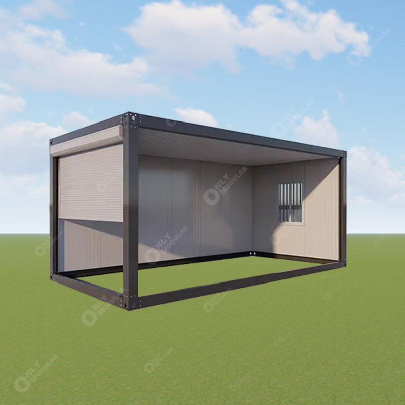 Modular Prefabricating Container with Rolling Door