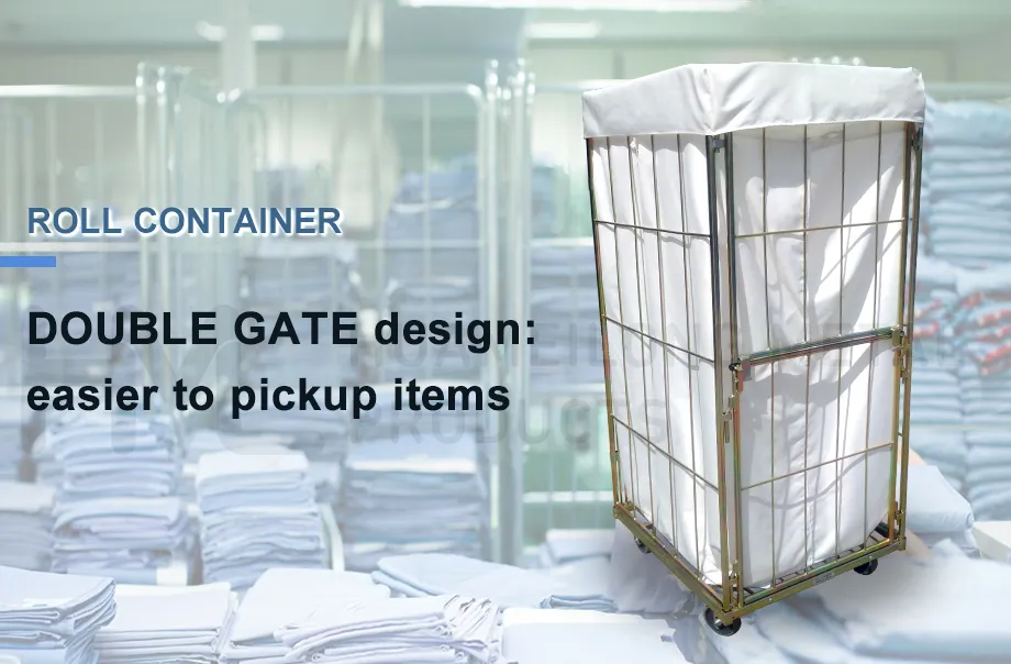 Foldable Laundry Trolley Detail