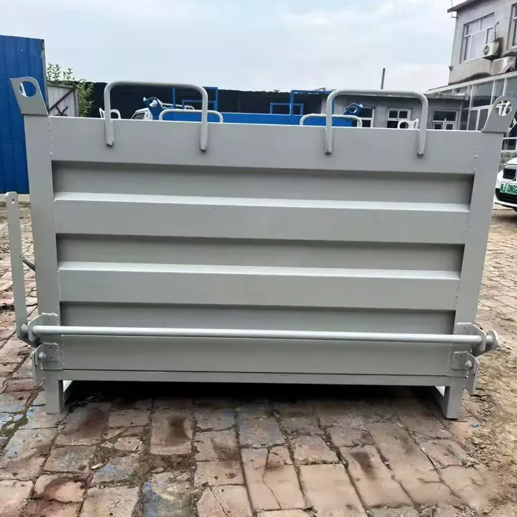 Self-Discharging Heavy-Duty Industrial Iron Scrap Box Forklift Bottom-Opening