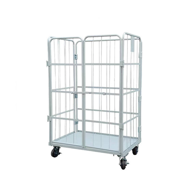 Quick Fold Logistics Metal Storage Cage for Temporary Storage Yards