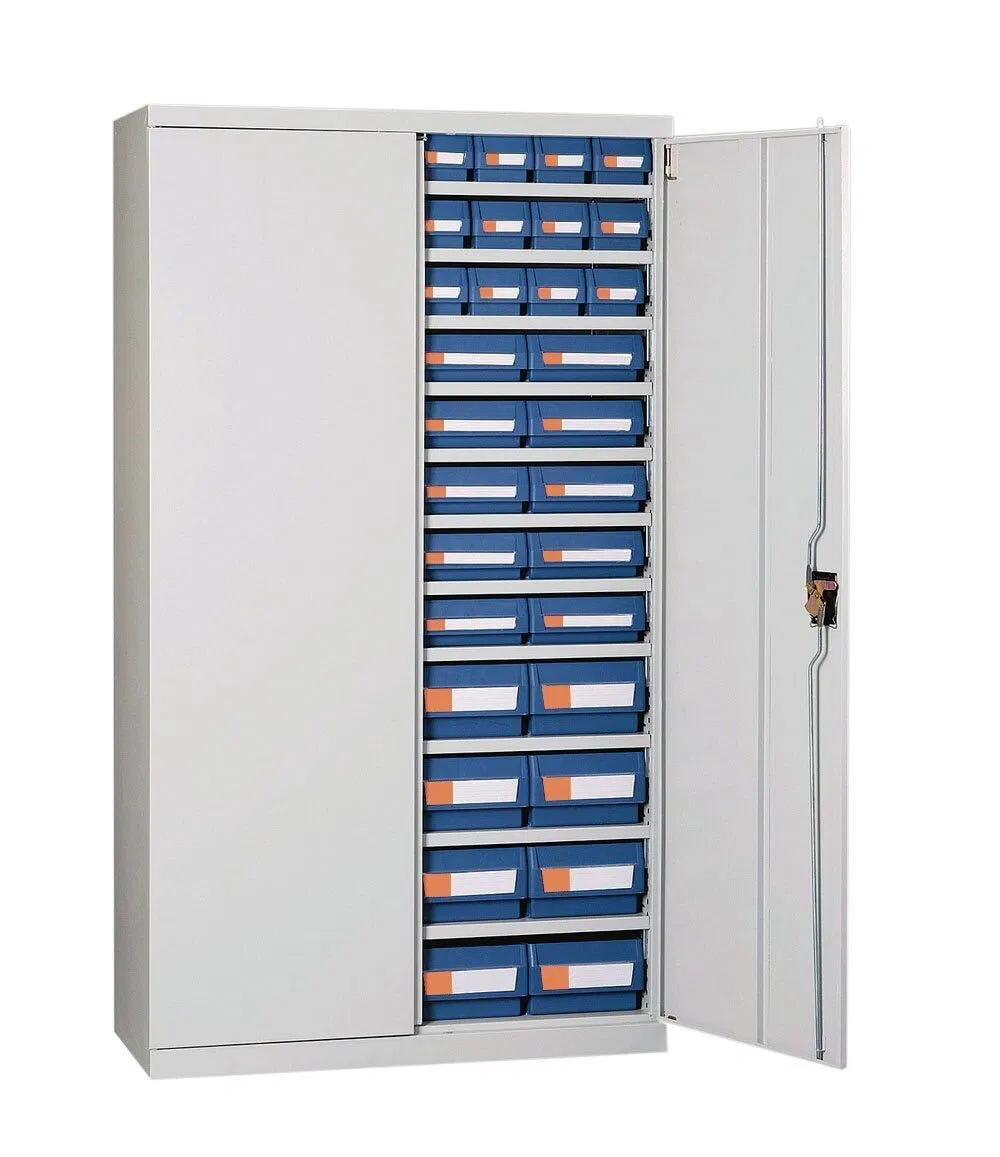 Industrial Warehouse Plastic Plastic Storage Shelf Bins for Rack and Tool Cabinet