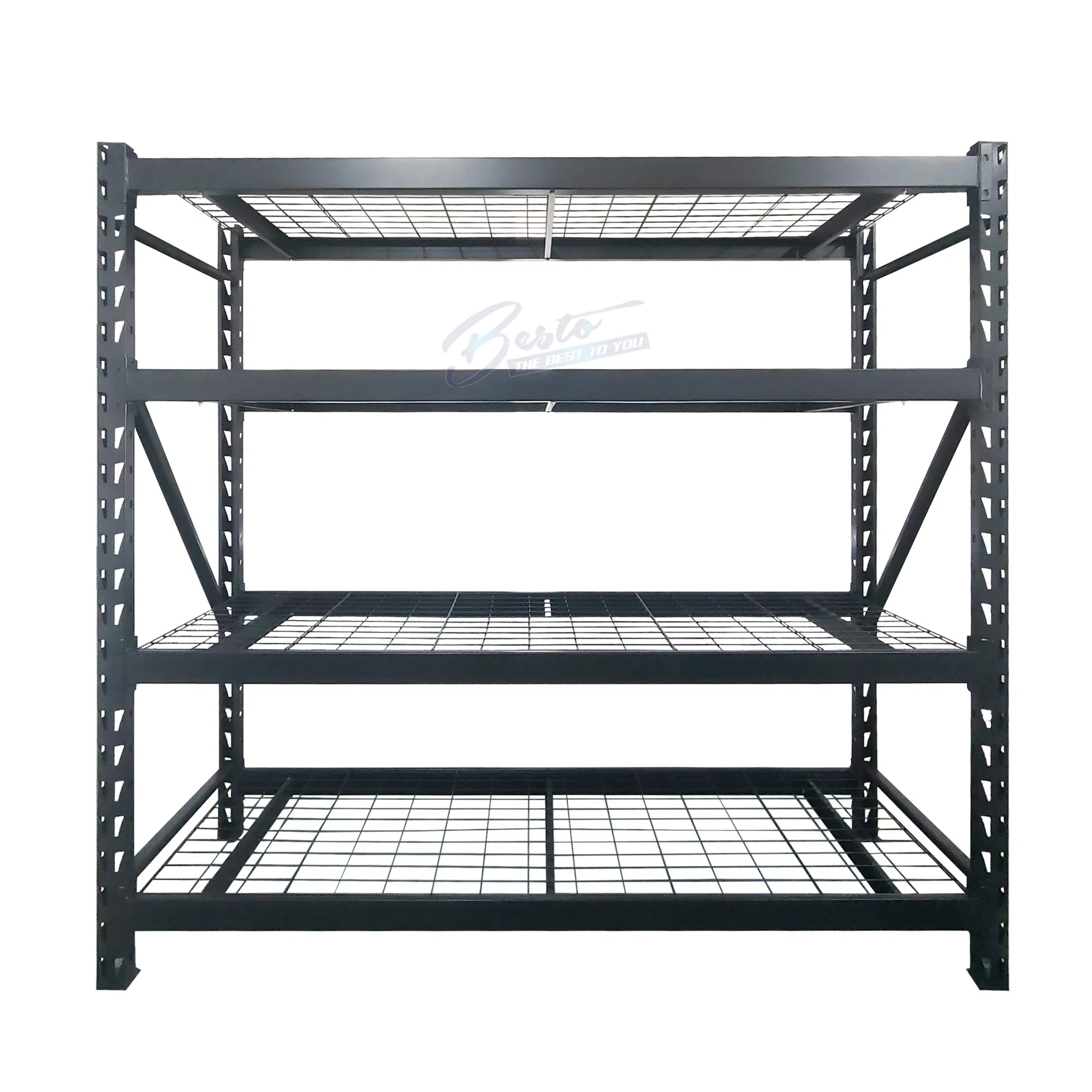 Heavy Duty Storage Garage Adjustable Metal Shelf Units for Industrial Utility