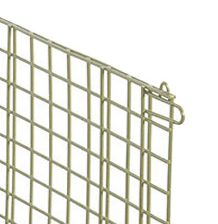 Wire Mesh Cage Galvanized Warehouse Container Foldable Metal Rolling Storage Cage