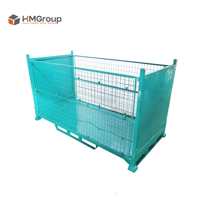 High Quality Heavy Duty Folding Steel Metal Welded Storage Stillage