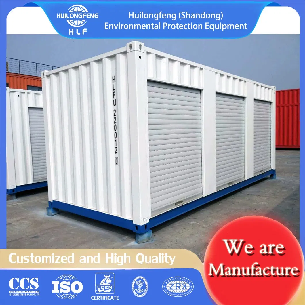 40FT Dry Van Storage Shipping Container with 10 Rolling Doors Csc Certificated