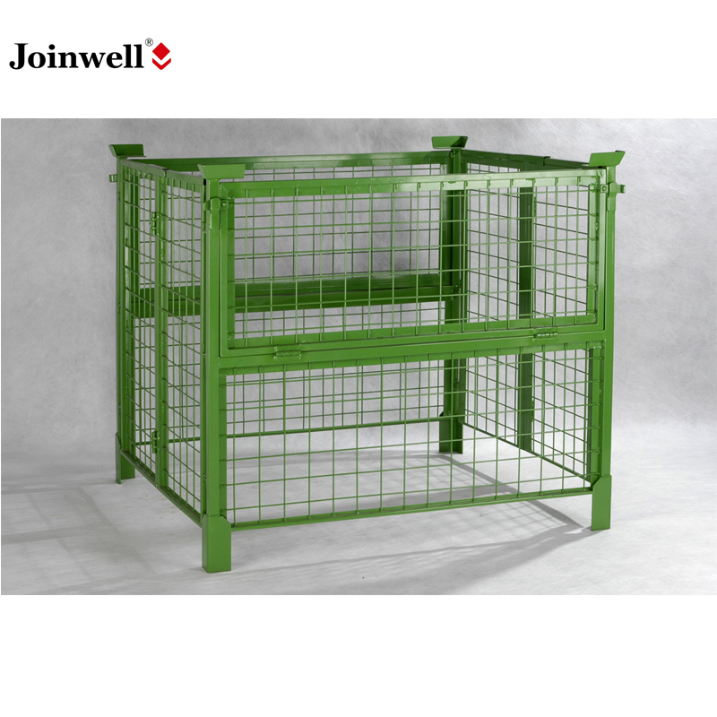 Metal Storage Stillage Wire Mesh Cage for Warehouse Transport
