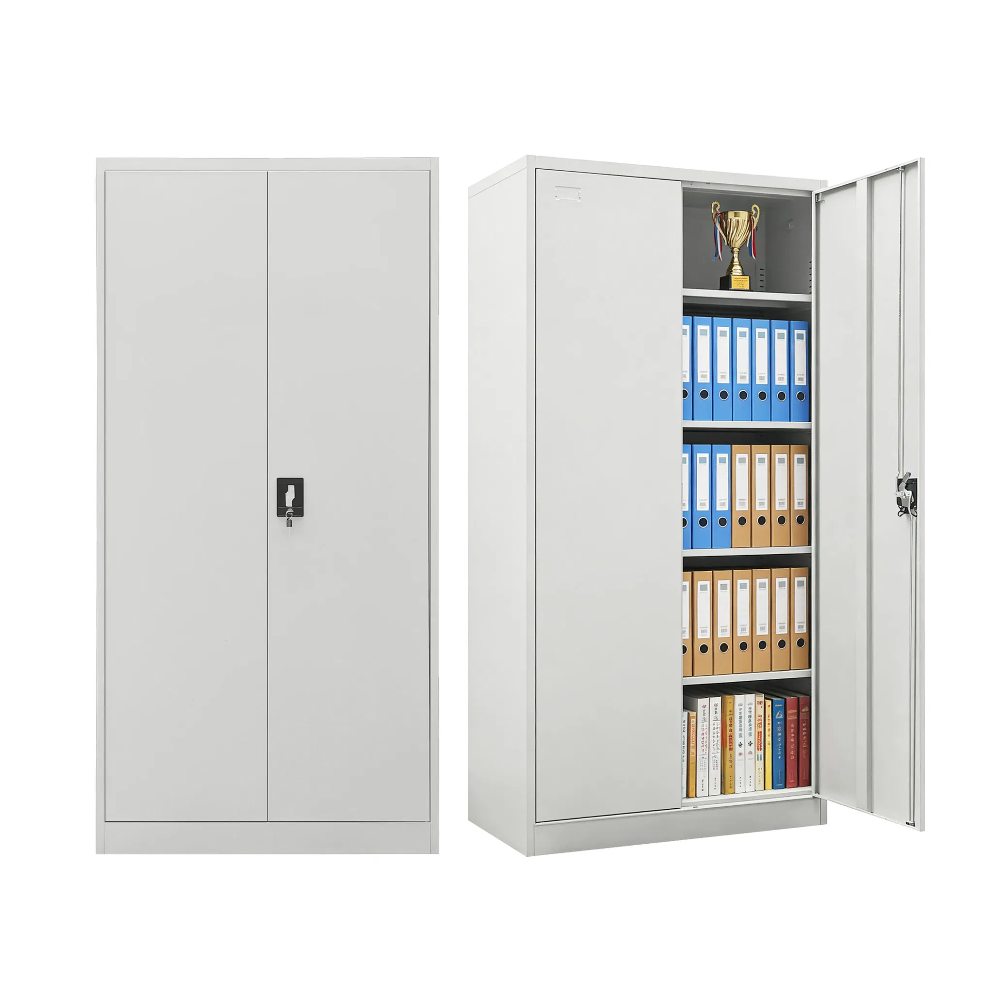 2 Door File Steel Cabinet Office Furniture Metal Cabinet Filing Cabinet Storage Cabinet