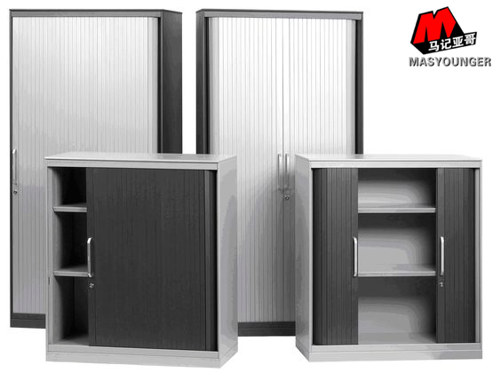Popular Sale PVC Metal Sliding Door Storage Filing Cabinet