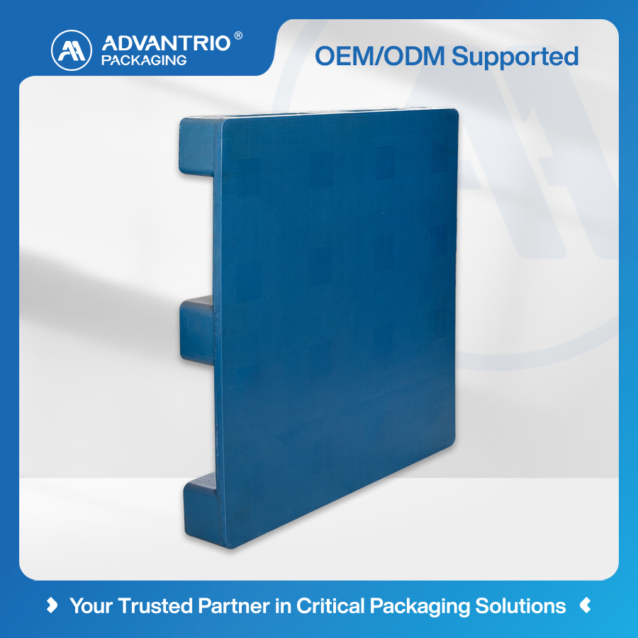 Plastic Storage Pallet Collapsible Feature Reducing Return Freight Volume Logistics Turnover Plastic Pallet Box