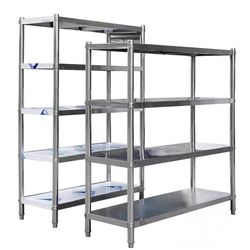 Heavy-Duty Stainless Steel Shelving Units for Industrial Use