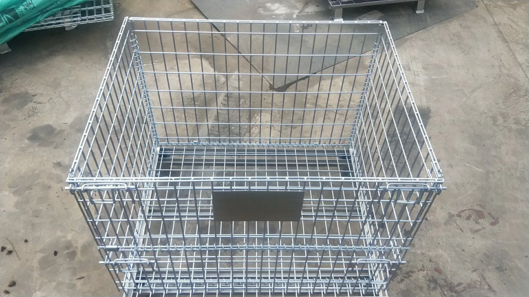 High Capacity Metal Storage Cage Rolling Wire Mesh Pallet Containers