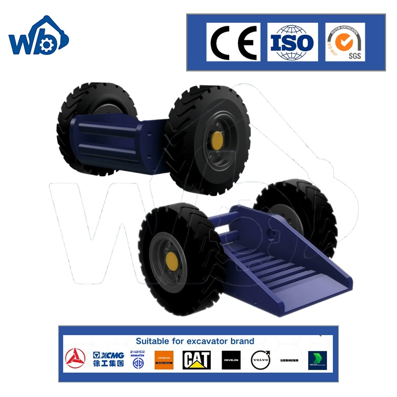 Premium Excavator Transport Dolly, High Load Capacity, Ideal for Mining Operations