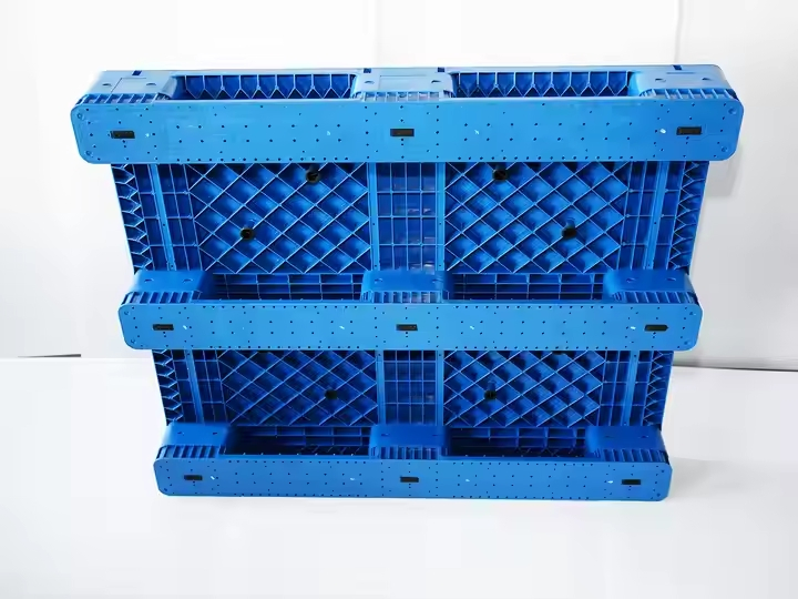Double-Sided Plastic Pallet with Thickened Mesh Flat Turnover for Logistics Storage Wholesale From Manufacturer Pallet Sleeve Box