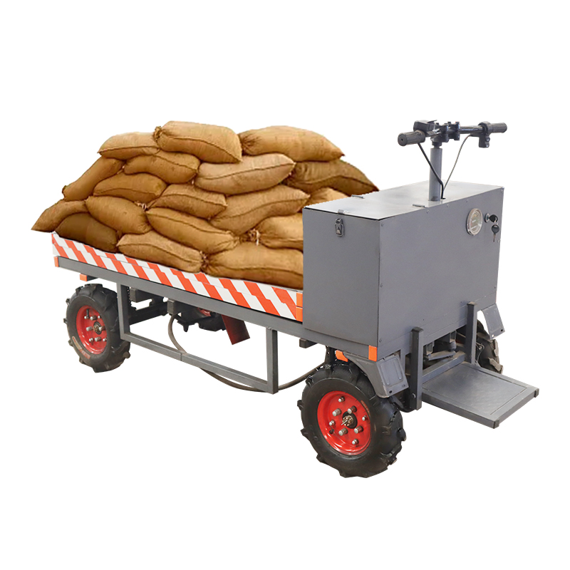 Customized 800 Kg Electric Hydraulic Platform Trolley for Greenhouse Picking Electric Lifting Moving Cart Scissor Lift Trolley