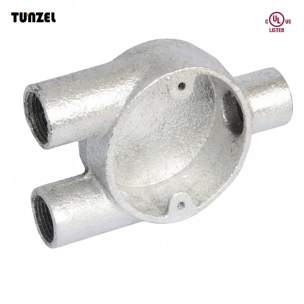 BS4568/BS 31 Y Way Circular Box Malleable Iron