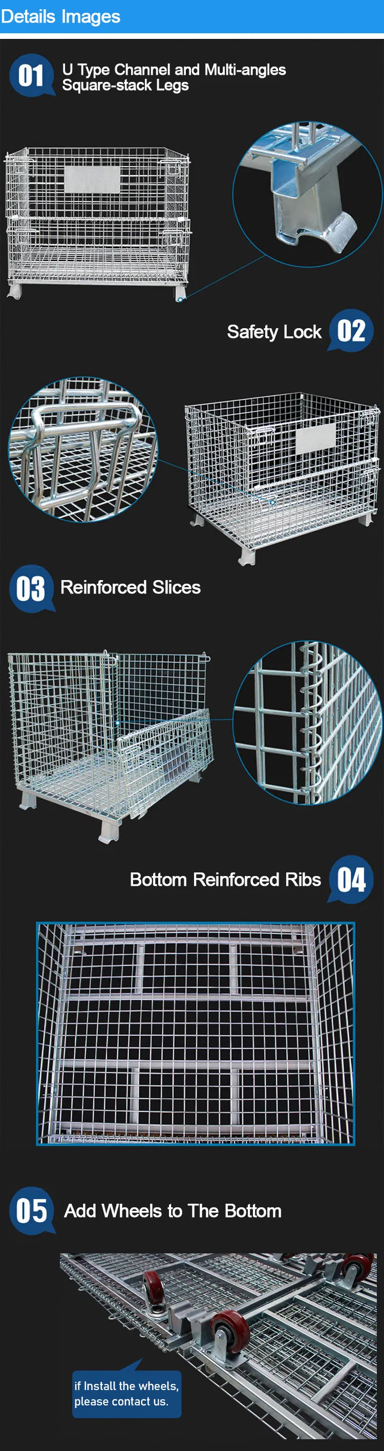 Wire Storage Stillage Details