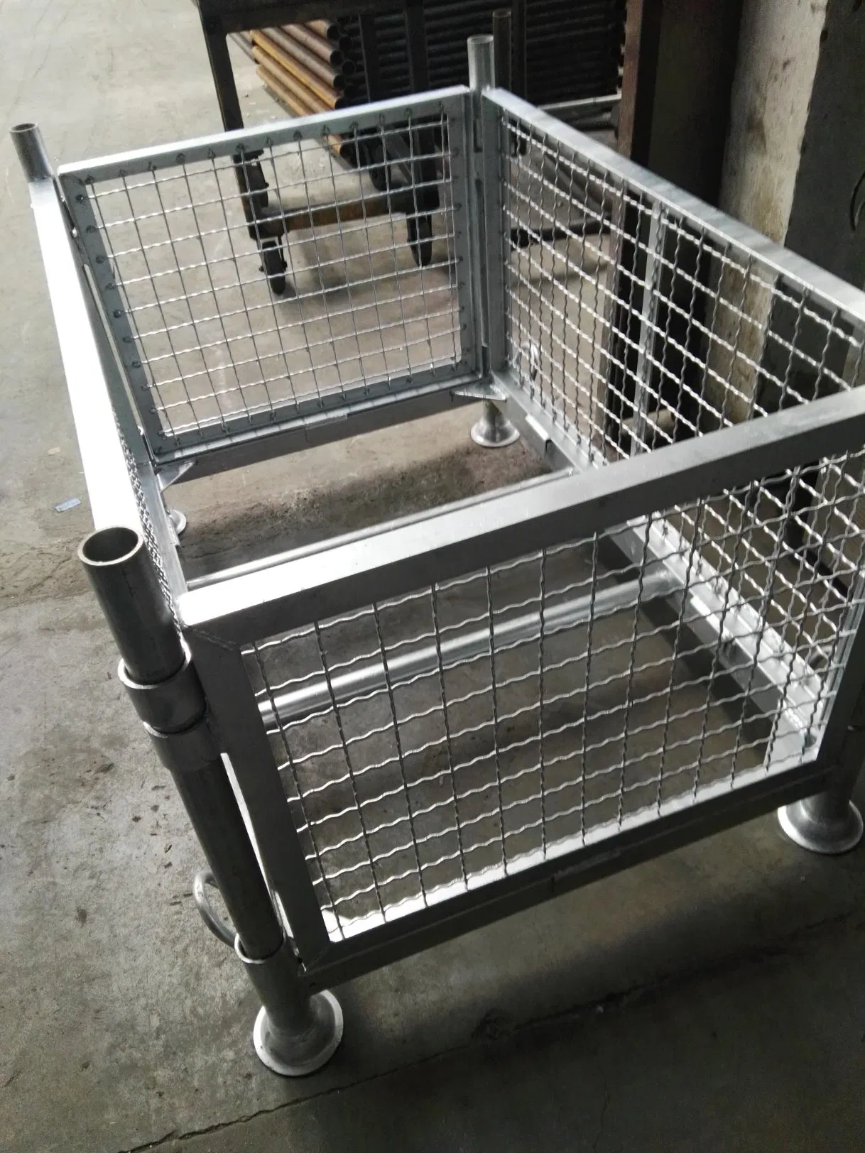 Hot DIP Galvanized Q235 Steel Pallet Scaffolding Rack Storage Stillages