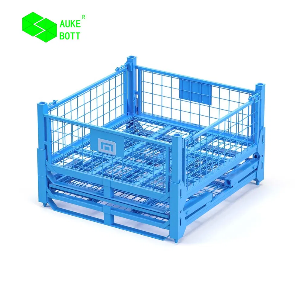 Lightweight Stackable Collapsible Small Size Folding Storage Cages