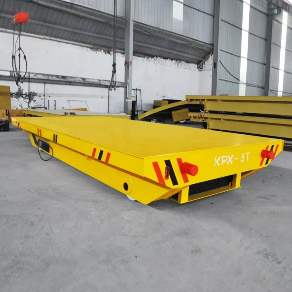 Industrial Kpx Rail Trolley for Internal Factory Logistics Transport