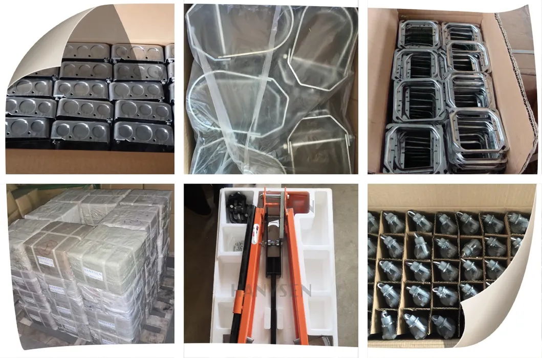 BS4568 G. I. Electrical Malleable Iron Conduit Circular Loop in Box 4 Holes