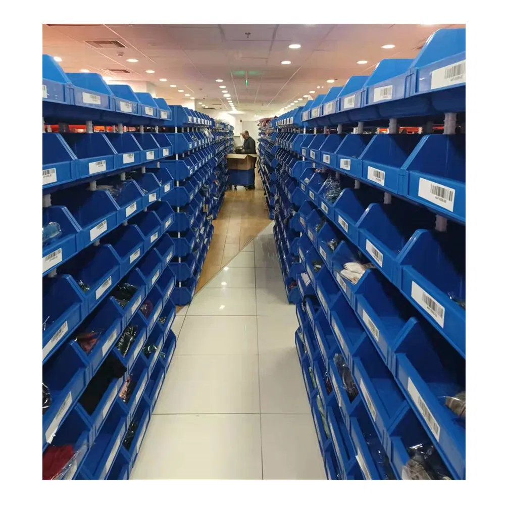 Warehouse Plastic Stackable Storage Bins for Garment and Beauty