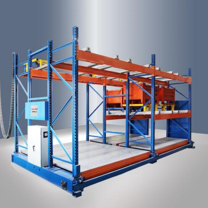 Intelligent Warehouse Electric Heavy Duty Mobile Racking for Compact Movable Storage Solution