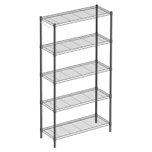Heavy-Duty Chrome Wire Shelving Unit with Locking Casters for Industrial Storage